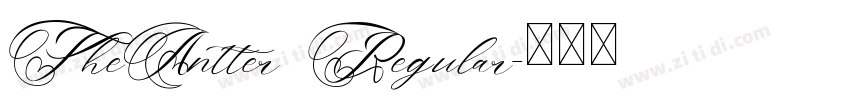 TheAntter Regular字体转换